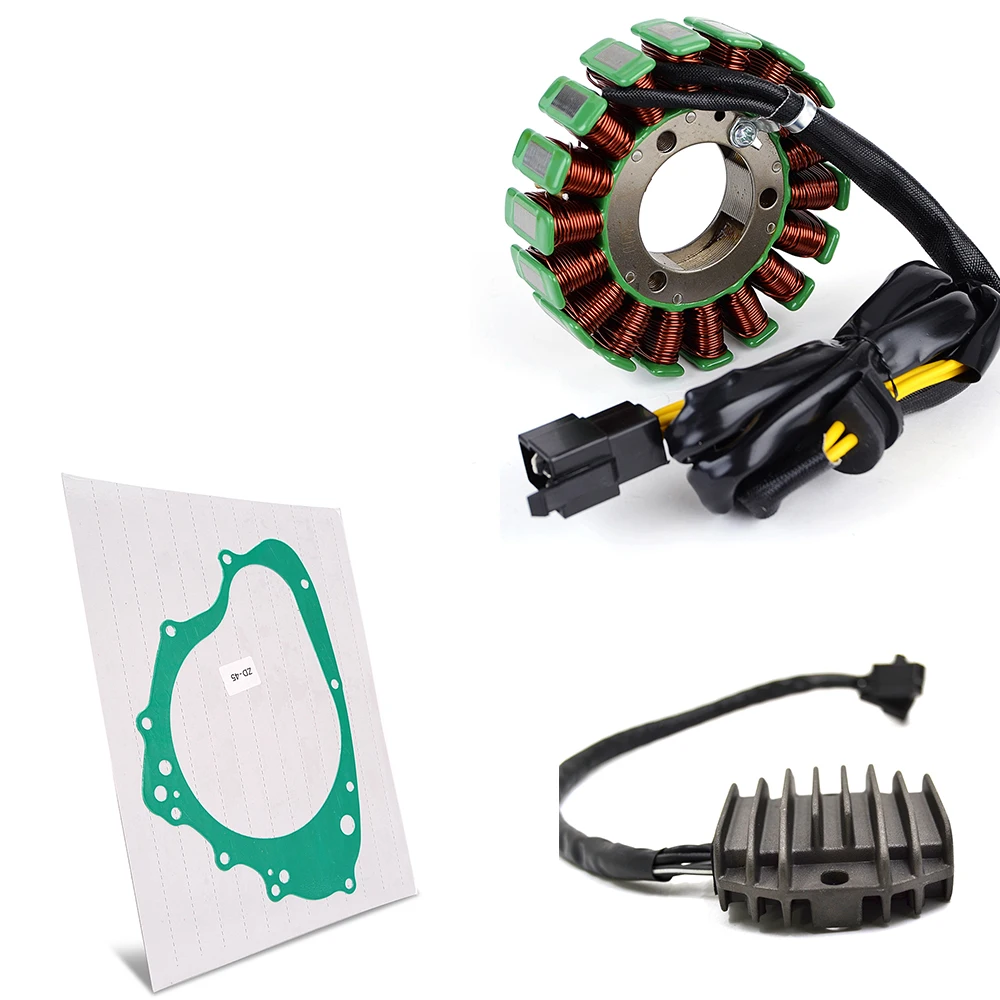 Rectifier Regulator Stator Coil Gasket Kit for Suzuki GS500 GS500F GS 500 F 2004-2009 32800C01D00J000 1148344101H17 3140101D10
Rectifier Regulator Stator Coil Gasket Kit for Suzuki GS500 GS500F GS 500 F 2004-2009 32800C01D00J000 1148344101H17 3140101D10