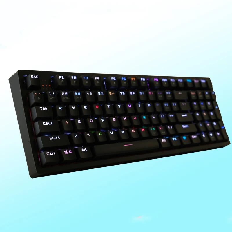 96 key cherry red axis RGB color shell game office e-sports USB mechanical keyboard
96 key cherry red axis RGB color shell game office e-sports USB mechanical keyboard