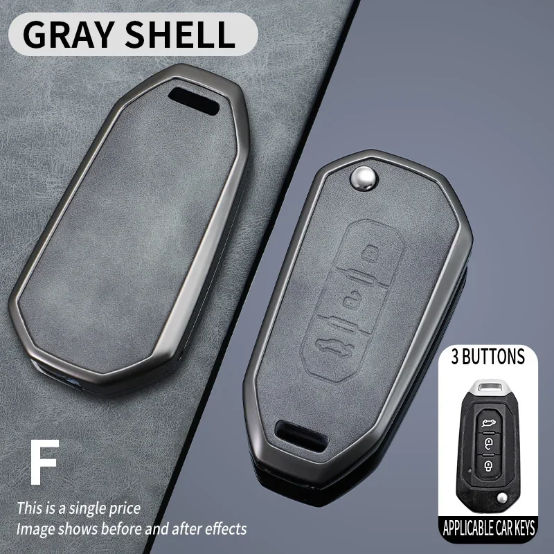 Leather Zinc Alloy Car Key Case Cover Protective Shell Fob For FORD Fusion Fiesta Escort Mondeo Everest Ranger Car Accesories
Leather Zinc Alloy Car Key Case Cover Protective Shell Fob For FORD Fusion Fiesta Escort Mondeo Everest Ranger Car Accesories