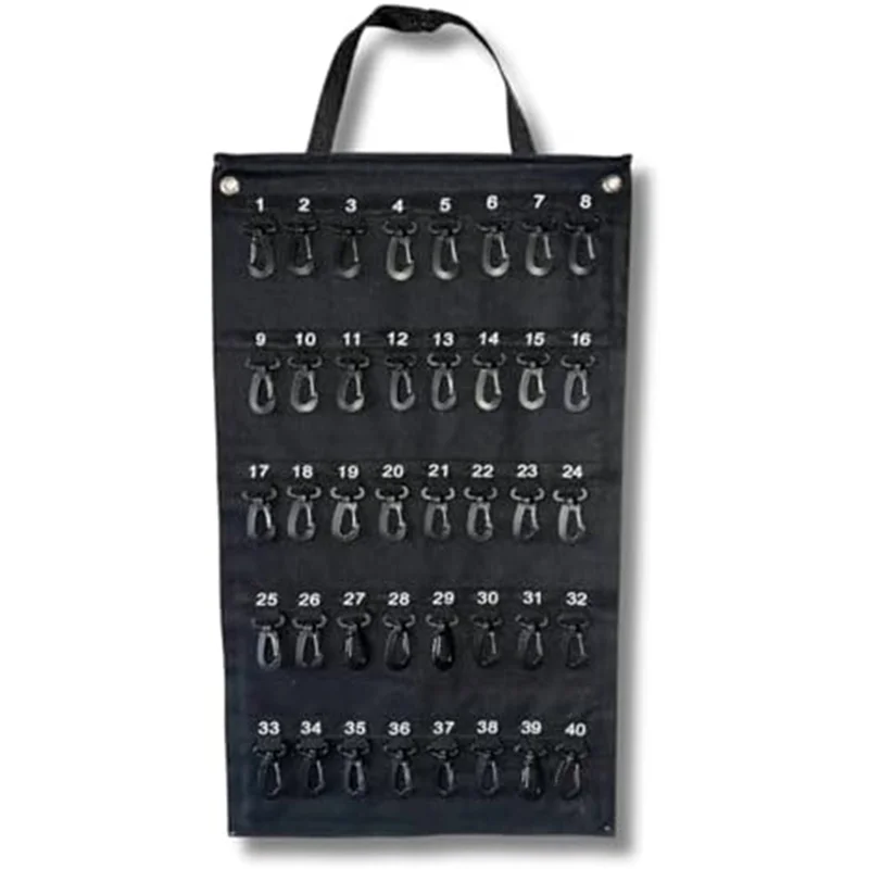 AEA9-Versatile Roll-Up Key Storage Box, Weatherproof Portable Storage Box, Holds 40 Keys, Security Hook, For Home Office
AEA9-Versatile Roll-Up Key Storage Box, Weatherproof Portable Storage Box, Holds 40 Keys, Security Hook, For Home Office