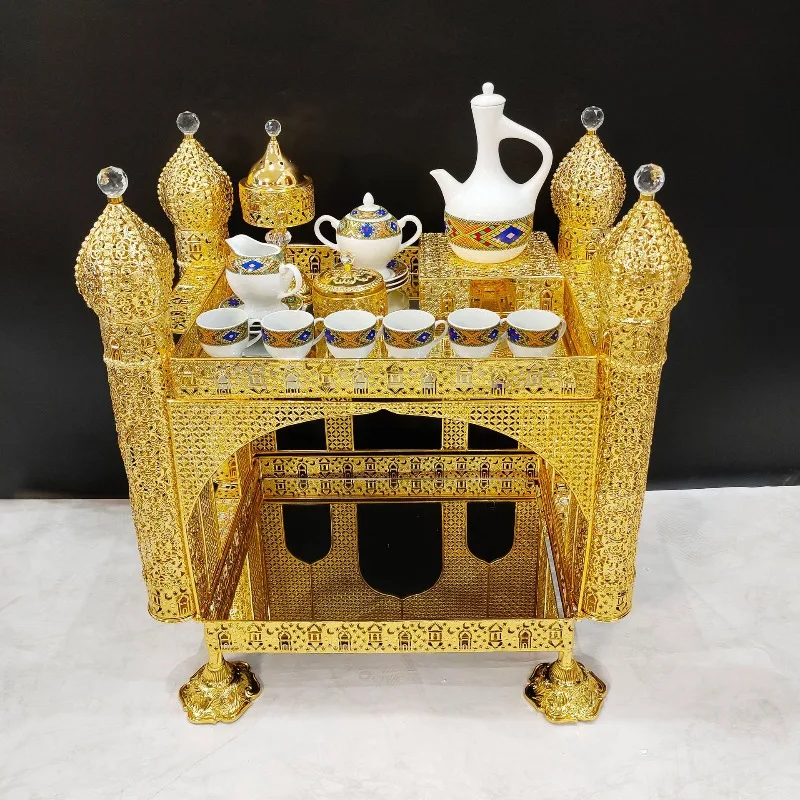 New Cross-border Middle East Arabic Incense Burner Aromatherapy Burner Luxury High-end Metal Ethiopian Coffee Set
New Cross-border Middle East Arabic Incense Burner Aromatherapy Burner Luxury High-end Metal Ethiopian Coffee Set