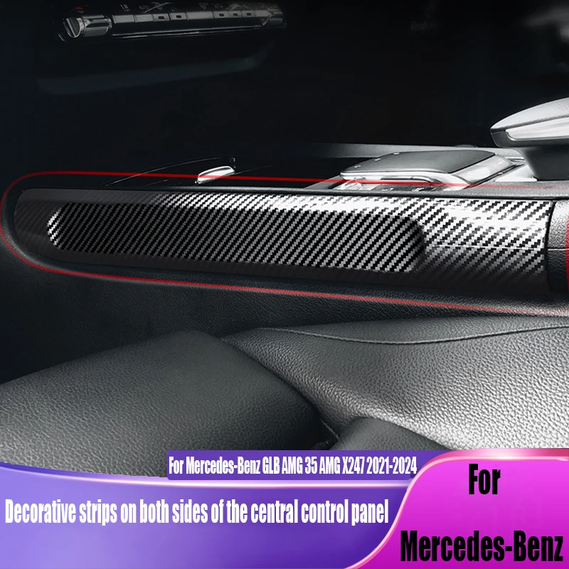 For Mercedes-Benz GLB AMG 35 AMG X247 2021-2024 central control side decorative strip automotive interior accessories
For Mercedes-Benz GLB AMG 35 AMG X247 2021-2024 central control side decorative strip automotive interior accessories