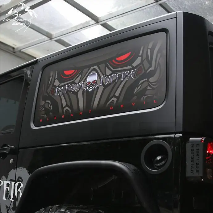 MS 1/10RC simulation climbing car Wrangler TOPFIRE devil eye back side window stickers side window stickers SCX10II 90046 AXIAL
MS 1/10RC simulation climbing car Wrangler TOPFIRE devil eye back side window stickers side window stickers SCX10II 90046 AXIAL