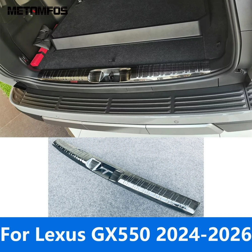 Для Lexus GX550 2024 2025 2026, задний багажник из нержавеющей стали, бампер, подножка, задняя дверь, накладка на порог, аксессуары
Для Lexus GX550 2024 2025 2026, задний багажник из нержавеющей стали, бампер, подножка, задняя дверь, накладка на порог, аксессуары