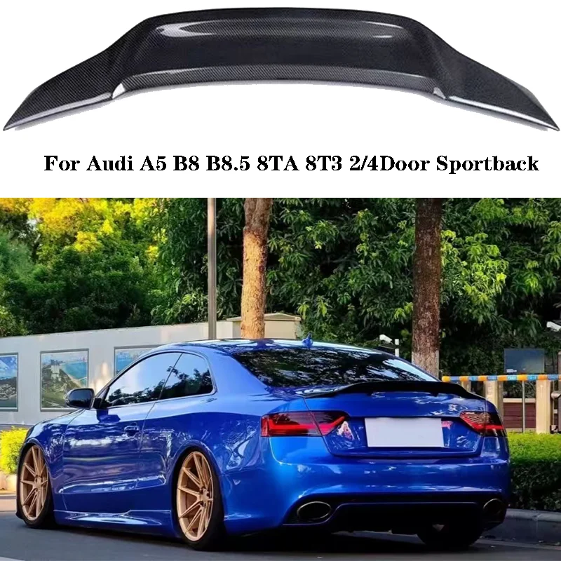 Автомобильный спойлер для Audi A5 B8 B8.5 8TA 8T3 2/4Door Sportback R Стиль из настоящего углеродного волокна, задний спойлер, крыло багажника 2009-2016
Автомобильный спойлер для Audi A5 B8 B8.5 8TA 8T3 2/4Door Sportback R Стиль из настоящего углеродного волокна, задний спойлер, крыло багажника 2009-2016