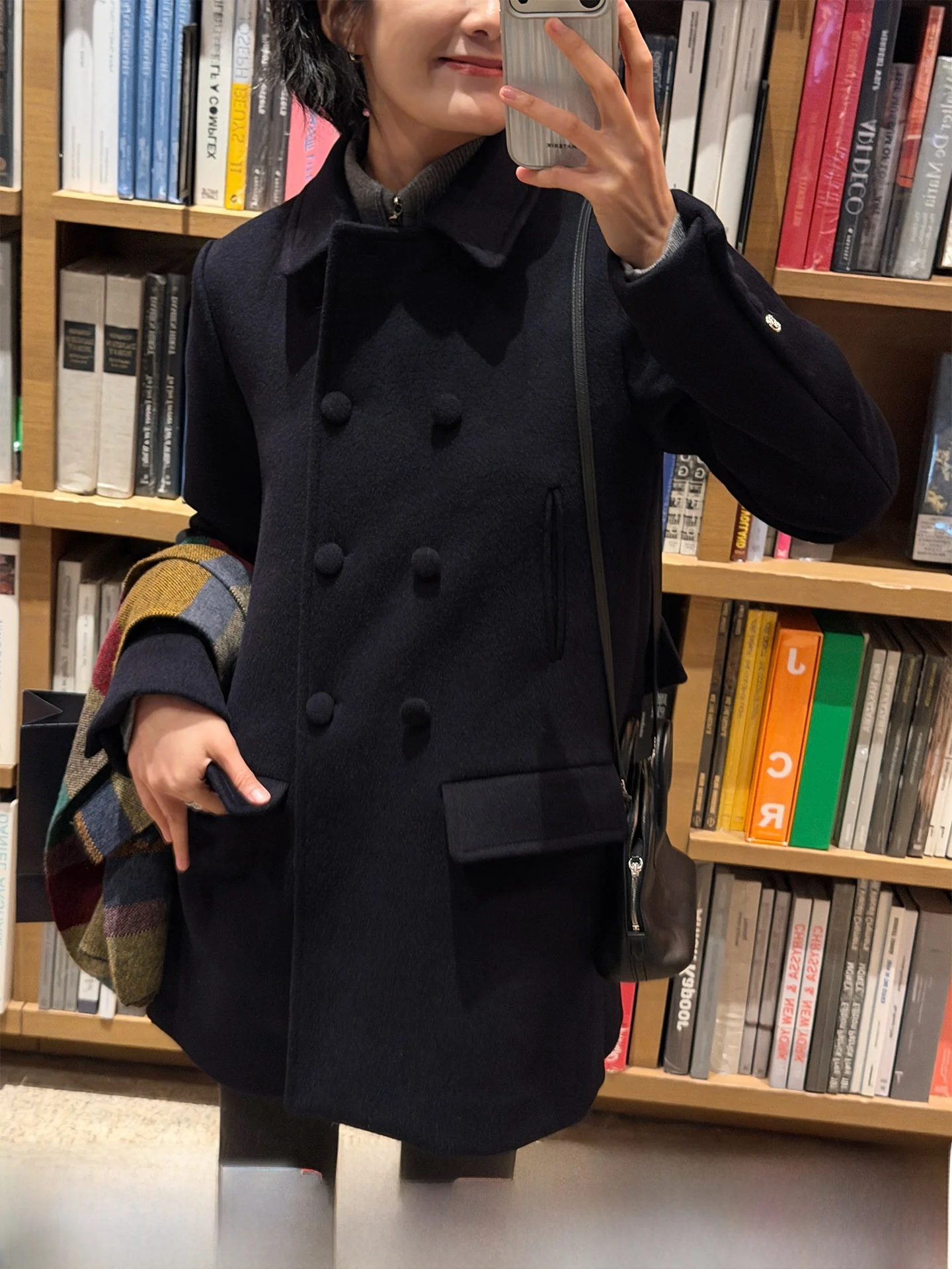 Langqing Tong Women's Woolen Coat Mid-Length Loose Fit Winter Outerwear Warm Double-Faced Woolen Jaet Simple Sle
Langqing Tong Women's Woolen Coat Mid-Length Loose Fit Winter Outerwear Warm Double-Faced Woolen Jaet Simple Sle