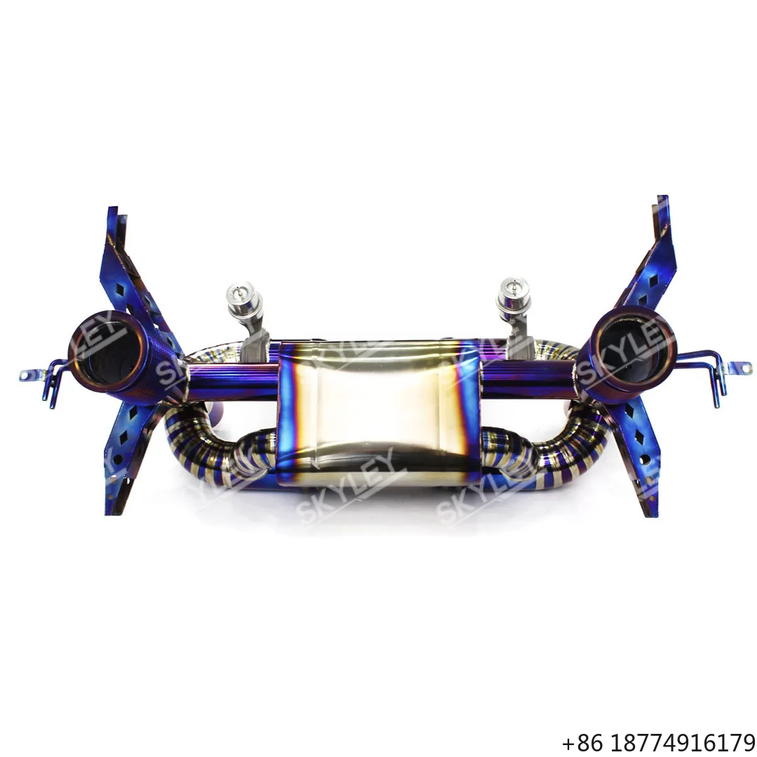 Hot Sale Titanium Alloy Catback Exhaust System for Huracan Evo 5.2l V8 2021 With Vacuum Valve Remote Control Set
Hot Sale Titanium Alloy Catback Exhaust System for Huracan Evo 5.2l V8 2021 With Vacuum Valve Remote Control Set