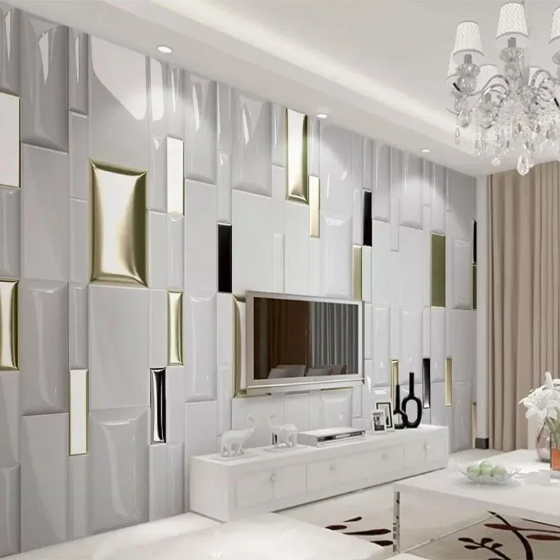 Custom Photo Mural 3D Stereo Modern Fashion Golden Square Geometric Soft Bag Bedroom Living Room TV Background Wall Paper обои
Custom Photo Mural 3D Stereo Modern Fashion Golden Square Geometric Soft Bag Bedroom Living Room TV Background Wall Paper обои
