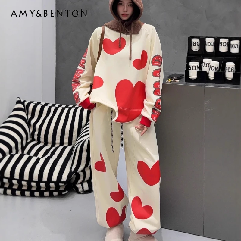 European Style Casual Sports Suit For Women's 2025 New Autumn Fashionable Youthful Jacket And Pants Two-Piece Set Kawaii Clothes
European Style Casual Sports Suit For Women's 2025 New Autumn Fashionable Youthful Jacket And Pants Two-Piece Set Kawaii Clothes