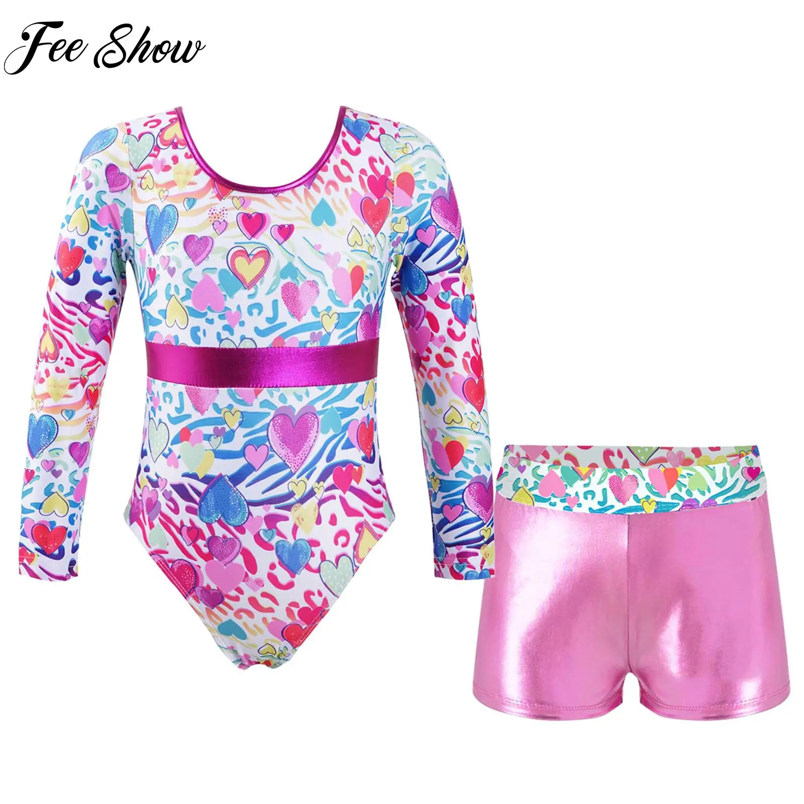 Teens Girls Gymnastics Dance Outfit Ballet Leotards Dancing Costumes Long Sleeve Bodysuit with Shorts for Yoga Dance Sportswear
Teens Girls Gymnastics Dance Outfit Ballet Leotards Dancing Costumes Long Sleeve Bodysuit with Shorts for Yoga Dance Sportswear