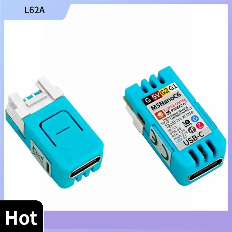 Комплект макетной платы L62A Iot с поддержкой 2,4 ГГц Wi-Fi 6 и Zigbee M5nanoc6 Маломощная плата разработки Iot
Комплект макетной платы L62A Iot с поддержкой 2,4 ГГц Wi-Fi 6 и Zigbee M5nanoc6 Маломощная плата разработки Iot