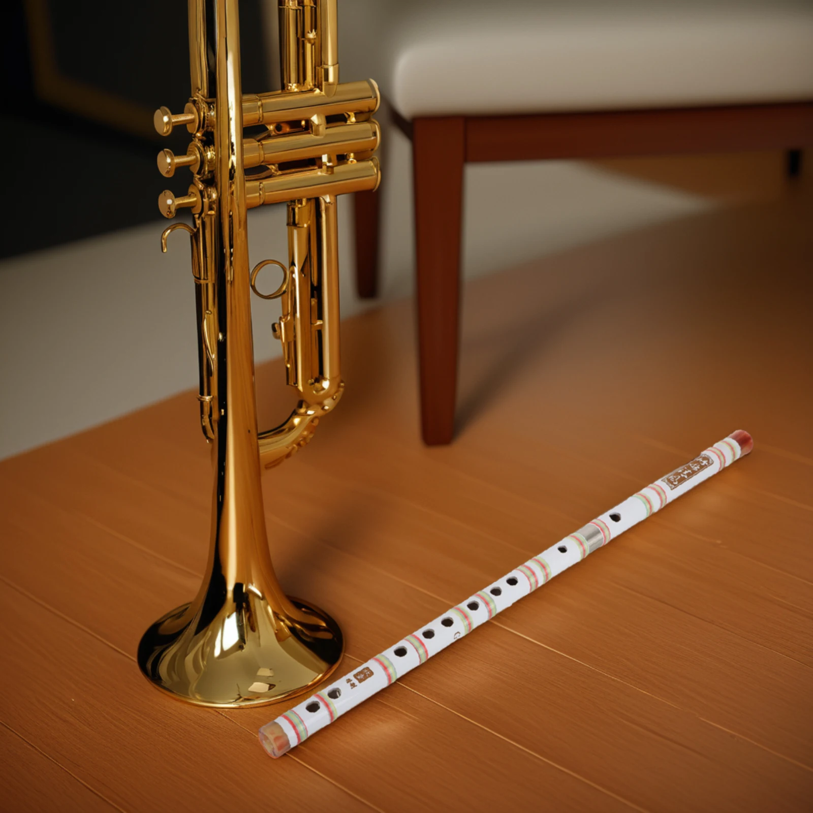 Two Section Bitter Bamboo Flute Portable Traditional Chinese Music Instrument Suitable for Beginners Kids Adults 
Two Section Bitter Bamboo Flute Portable Traditional Chinese Music Instrument Suitable for Beginners Kids Adults