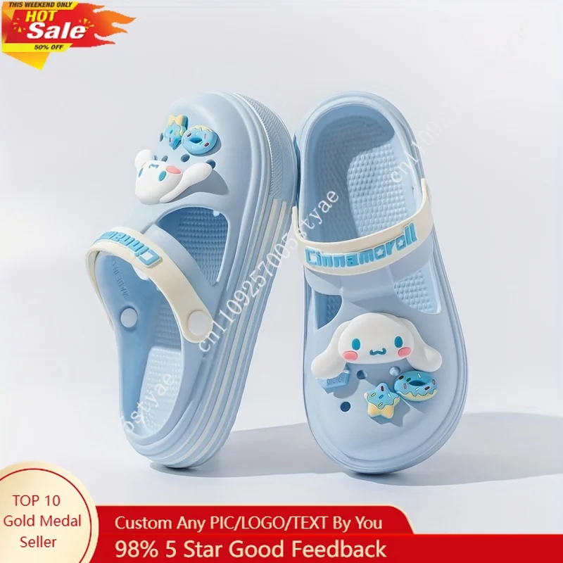 Sanrio Hello Kitty Kuromi Cinnamoroll My Melody Clogs Girl's Matching Family Outdoor Slippers
Sanrio Hello Kitty Kuromi Cinnamoroll My Melody Clogs Girl's Matching Family Outdoor Slippers