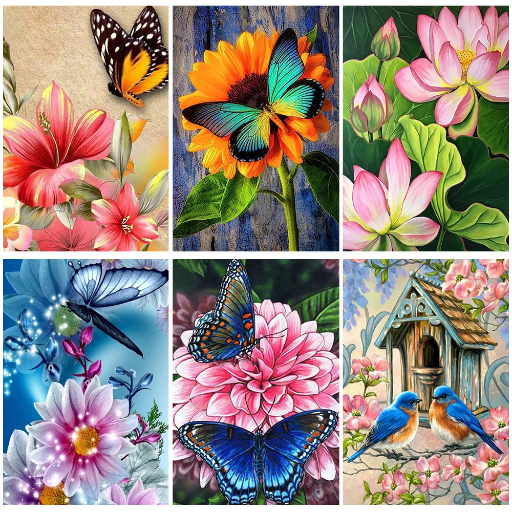 Miaodu 5D Diamond Painting Flower Butterfly Diamond Embroidery Cross Stitch Kits Rhinestone Pictures Mosaic Art Home Wall Decor
Miaodu 5D Diamond Painting Flower Butterfly Diamond Embroidery Cross Stitch Kits Rhinestone Pictures Mosaic Art Home Wall Decor