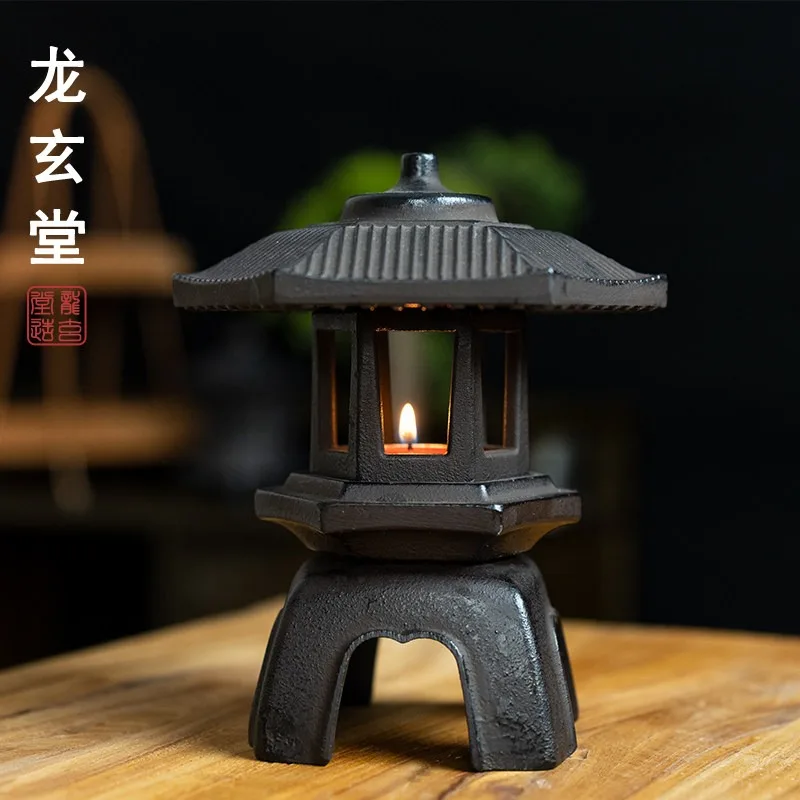 Wabi-Sabi Cast Iron Lantern, Antique Incense Burner and Candle Holder,Zen Meditation Lamp, Rustic Tea Ceremony Table Centerpiece
Wabi-Sabi Cast Iron Lantern, Antique Incense Burner and Candle Holder,Zen Meditation Lamp, Rustic Tea Ceremony Table Centerpiece