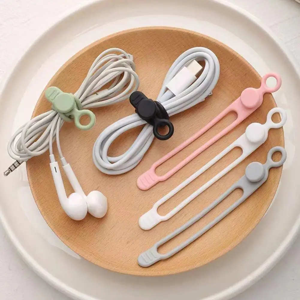 24Pcs Cable Organizer Elasticity Self Fastening Buckle Design Silicone Wire Organizer Earphone Clip Charger Cord Storage Fixer
24Pcs Cable Organizer Elasticity Self Fastening Buckle Design Silicone Wire Organizer Earphone Clip Charger Cord Storage Fixer