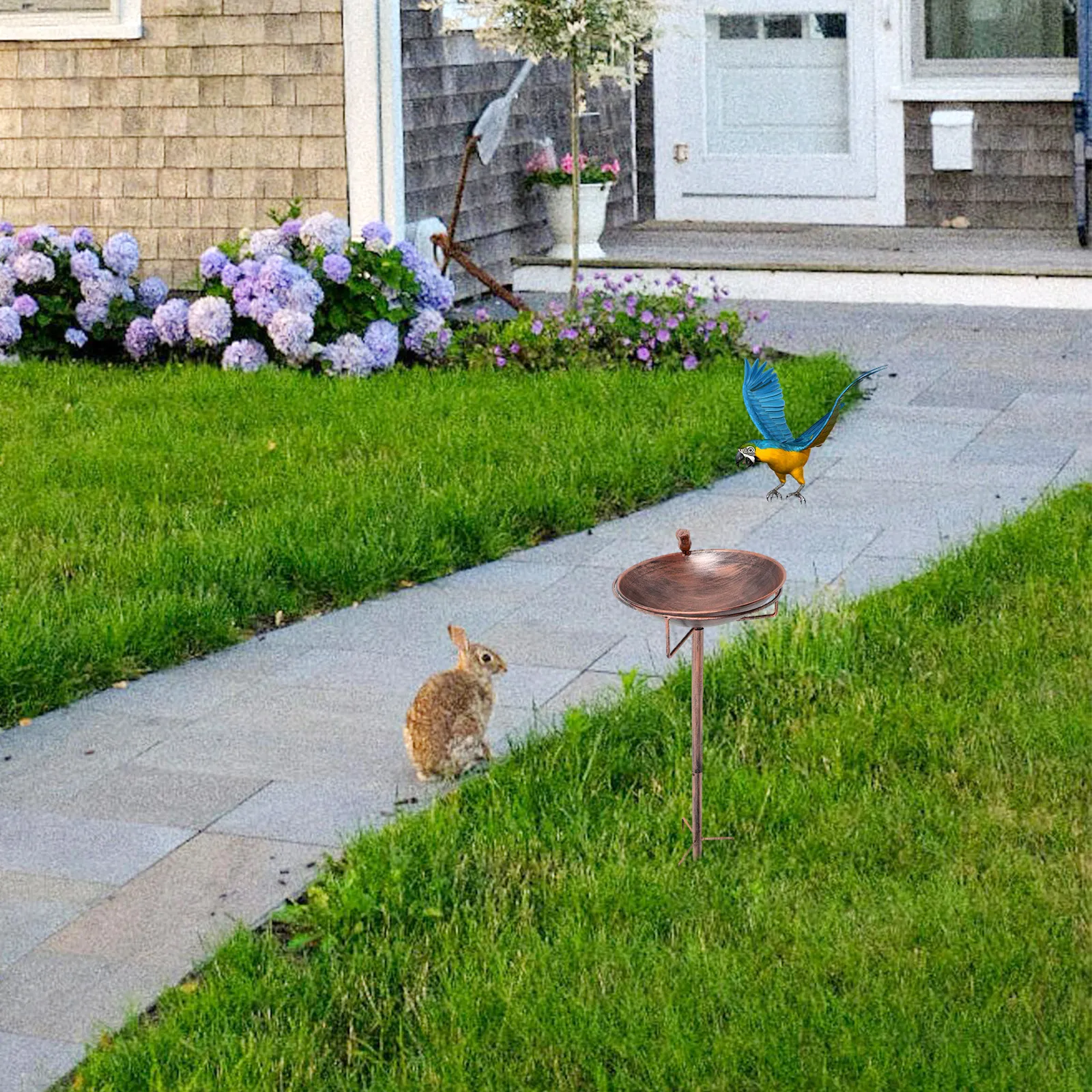 Bird Bath Metal Stake Garden Feeder Outdoor Yard Decor Small Bird Parrot Feeding Bowl Birdbath Feeder Basin Birds Food Bowl
Bird Bath Metal Stake Garden Feeder Outdoor Yard Decor Small Bird Parrot Feeding Bowl Birdbath Feeder Basin Birds Food Bowl