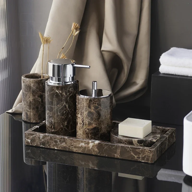 1pc Natural Marble Bathroom Accessories Luxury Soap Dispenser Soap Dish Aromatherapy Diffuser Tissue Storage Box Toilet Brush
1pc Natural Marble Bathroom Accessories Luxury Soap Dispenser Soap Dish Aromatherapy Diffuser Tissue Storage Box Toilet Brush