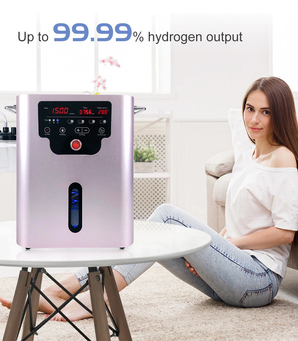1500ML Physiotherapy Hydrogen Oxygen Inhalation Machine Oxygen Concentator Relaxation Therapy H2 Inhaler Water Generator
1500ML Physiotherapy Hydrogen Oxygen Inhalation Machine Oxygen Concentator Relaxation Therapy H2 Inhaler Water Generator