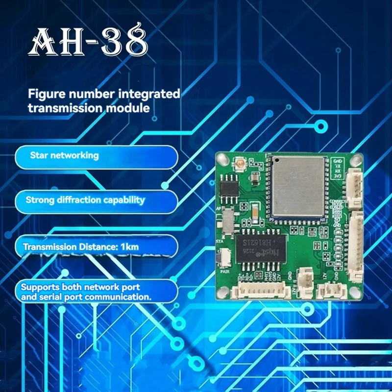 Wifi Halow Image Data Transmission 802.11AH Low-Frequency Module Unmanned Aerial Vehicle Robot Image Transmission
Wifi Halow Image Data Transmission 802.11AH Low-Frequency Module Unmanned Aerial Vehicle Robot Image Transmission