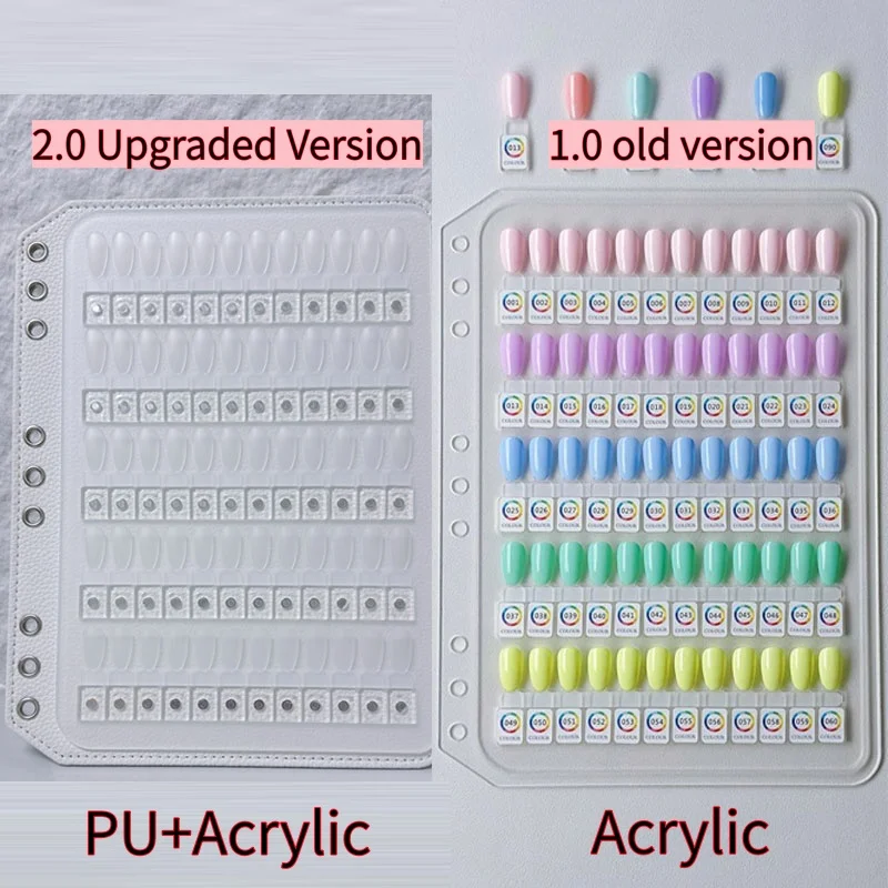 2.0 Модернизированные 180/240 цветов Магнитные советы Nail Art Swatch Book PU + акрил Гель-лак для ногтей Тестирование маникюра Цветной дисплей Таблица
2.0 Модернизированные 180/240 цветов Магнитные советы Nail Art Swatch Book PU + акрил Гель-лак для ногтей Тестирование маникюра Цветной дисплей Таблица