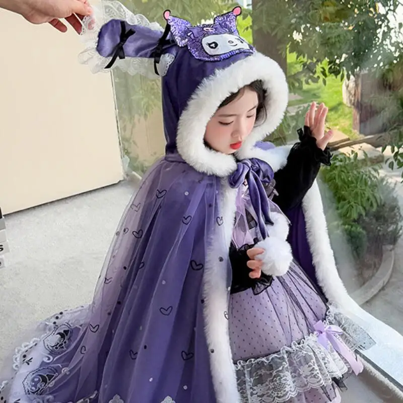 Christmas Girls' Kuromil Lolita Dress Children's Autumn Winter New Thick Warm Cosplay Princess Dress Kawaii Anime Fashion Cloak
Christmas Girls' Kuromil Lolita Dress Children's Autumn Winter New Thick Warm Cosplay Princess Dress Kawaii Anime Fashion Cloak
