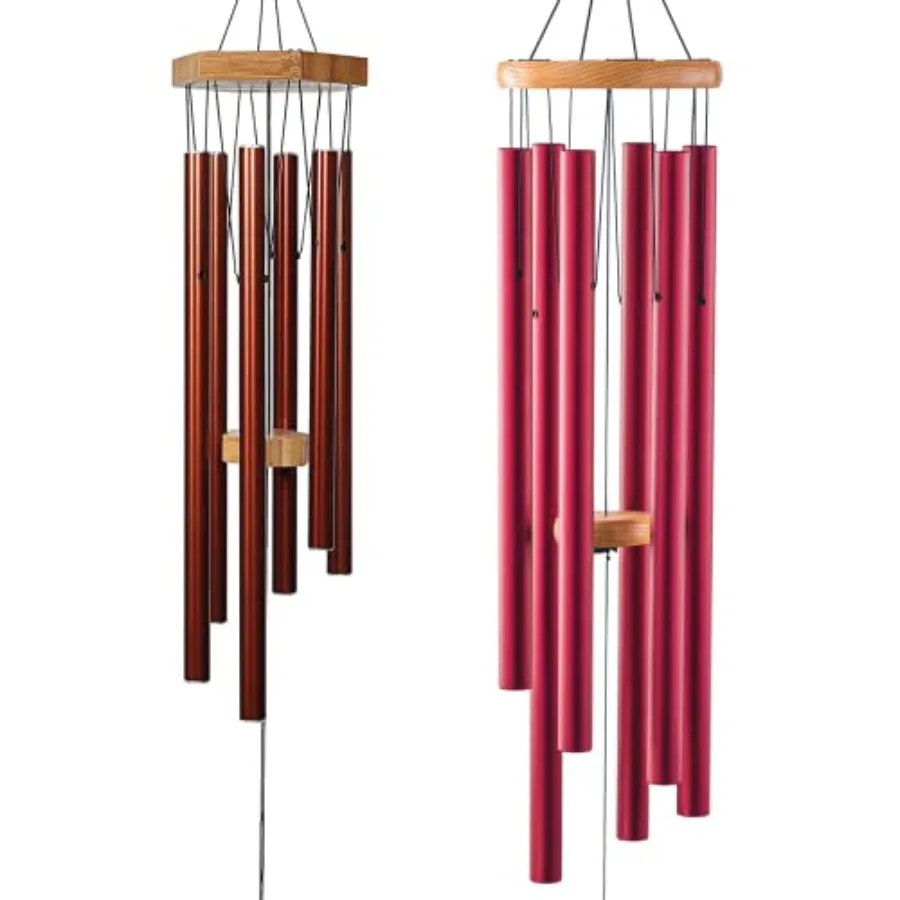 2 Pack Wind Chimes Gift Set -, 29" Copper-Red and 41" Red Wind Chimes Bundle, Copper Gifts, WindChimes Outdoors Clearance
2 Pack Wind Chimes Gift Set -, 29" Copper-Red and 41" Red Wind Chimes Bundle, Copper Gifts, WindChimes Outdoors Clearance