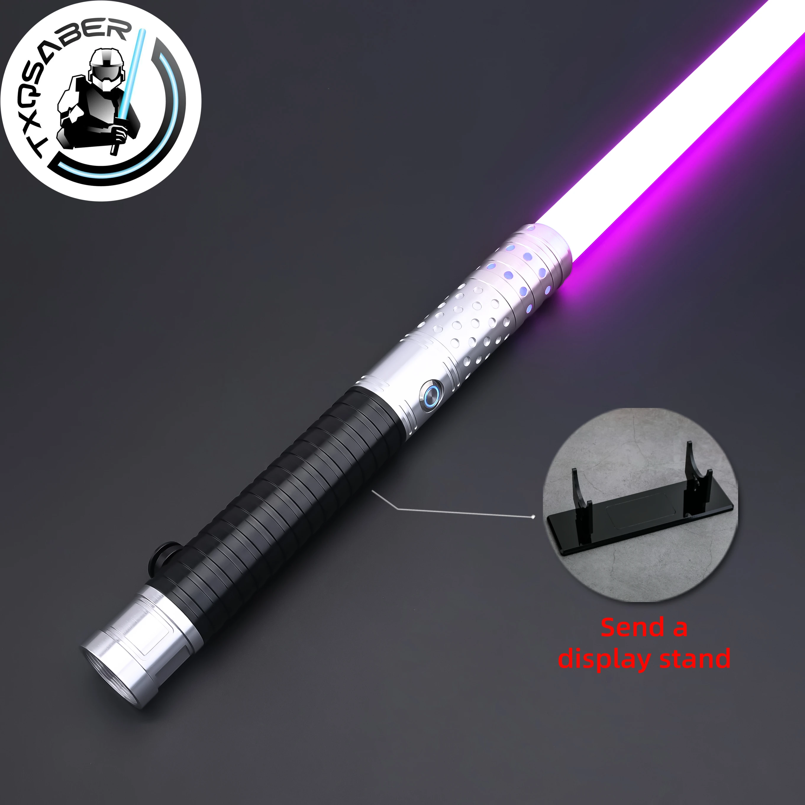 TXQSABER Lightsaber E12-A Laser Sword RGB Pixel Smooth Swing Blaster Metal Hilt Heavy Dueling Lightsaber for Adult Cosplay Toys
TXQSABER Lightsaber E12-A Laser Sword RGB Pixel Smooth Swing Blaster Metal Hilt Heavy Dueling Lightsaber for Adult Cosplay Toys