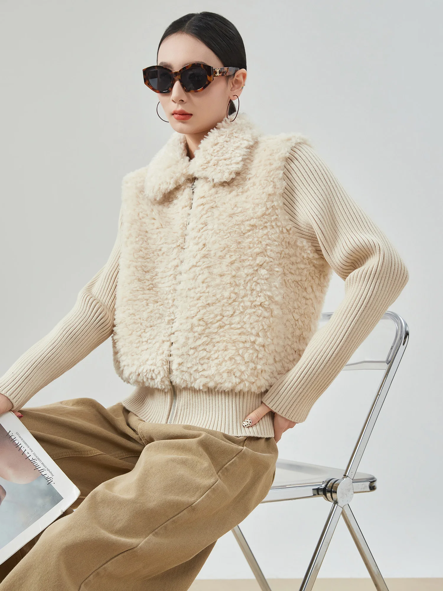 Thiened Knitted Faux Two-Piece Stand Collar Women's Jaet Winter New Sle Warmth Cardigan ort Outerwear Daily Commute
Thiened Knitted Faux Two-Piece Stand Collar Women's Jaet Winter New Sle Warmth Cardigan ort Outerwear Daily Commute