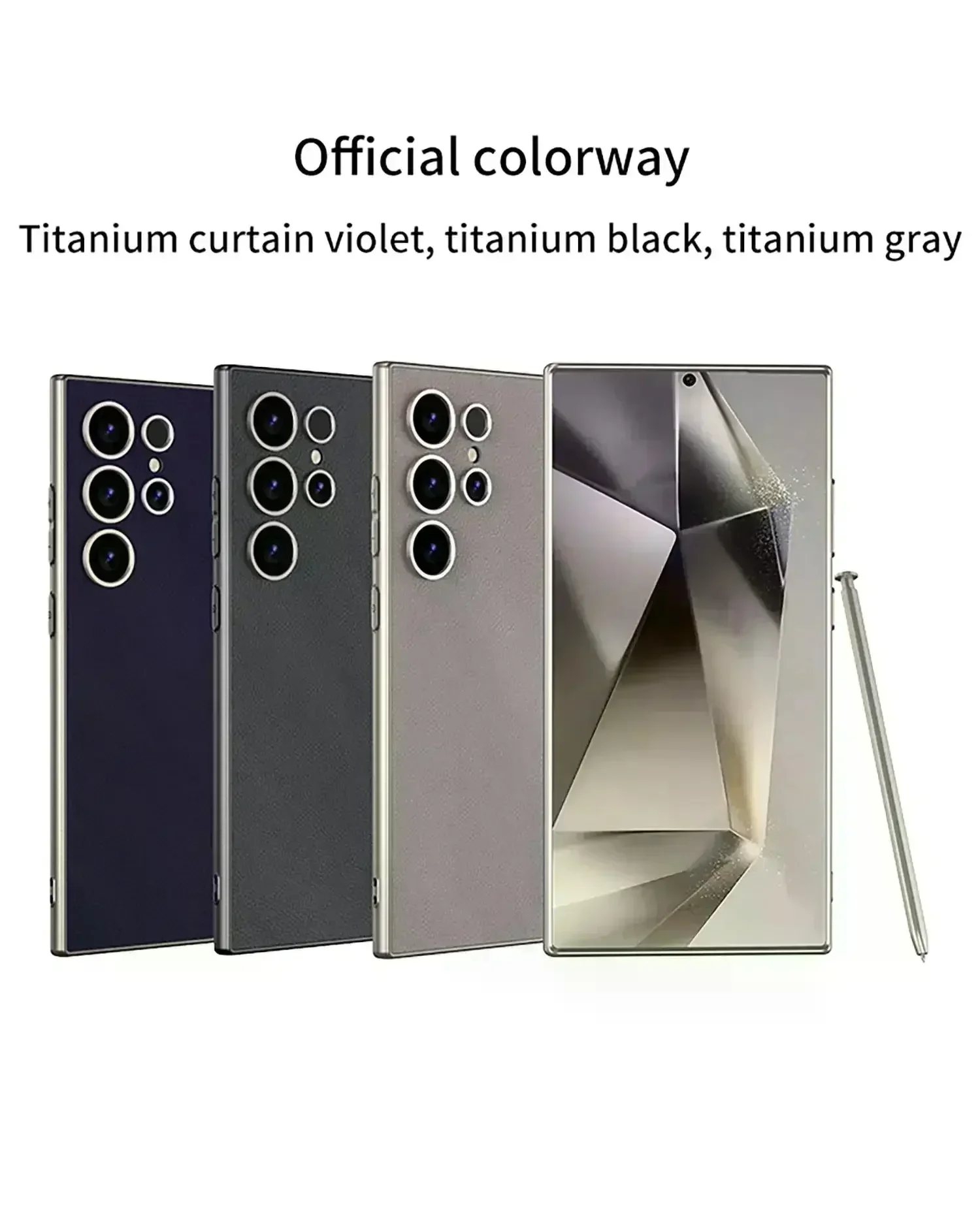 Luxury PU Leather Soft Edge Case For Samsung Galaxy S23 S24 Ultra Metallic Paint Frame Skin Feeling Cover For S23 S24 Ultra Case
Luxury PU Leather Soft Edge Case For Samsung Galaxy S23 S24 Ultra Metallic Paint Frame Skin Feeling Cover For S23 S24 Ultra Case