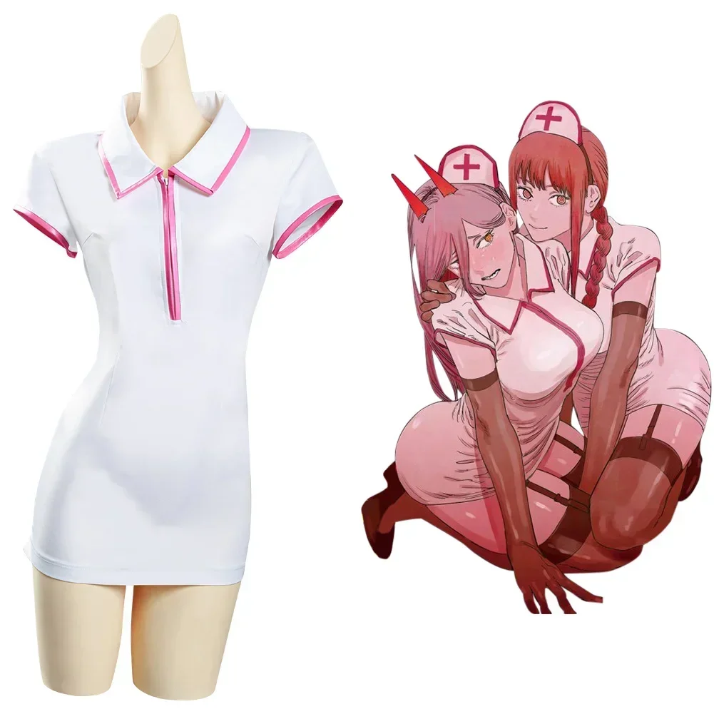 Chainsaw Makima/Power Nurse Uniform Cosplay Costume Outfits Halloween Carnival Suit
Chainsaw Makima/Power Nurse Uniform Cosplay Costume Outfits Halloween Carnival Suit