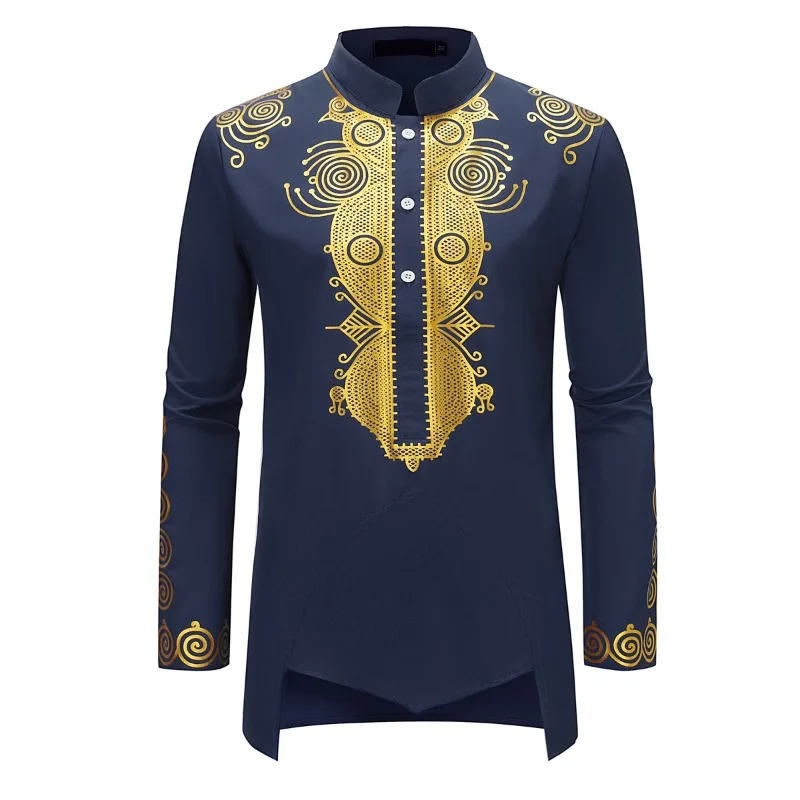 Autumn and Winter New Fashion Printed Disco Shirt Men's African Phoenix Print Shirt
Autumn and Winter New Fashion Printed Disco Shirt Men's African Phoenix Print Shirt