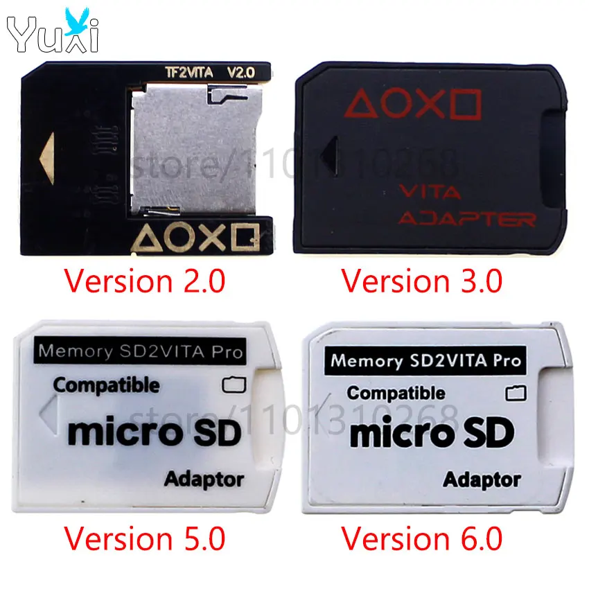 YuXi For PS Vita Memory TF Card Version 2.0 3.0 5.0 6.0 SD2VITA Game Card Slot For PSV 1000 2000 Adapter
YuXi For PS Vita Memory TF Card Version 2.0 3.0 5.0 6.0 SD2VITA Game Card Slot For PSV 1000 2000 Adapter