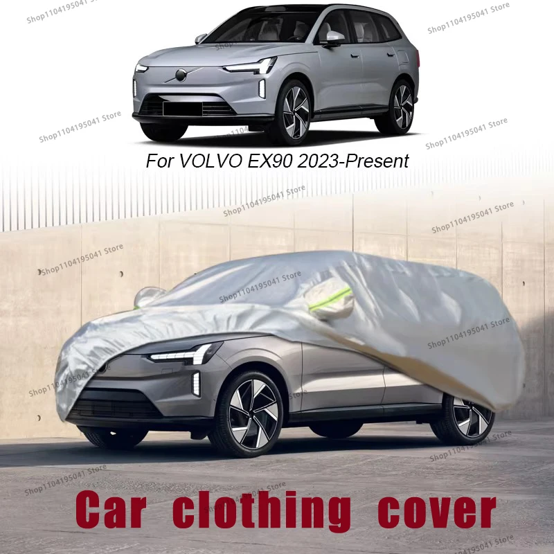For VOLVO EX90 Full Car Cover Rain Frost Snow Car protective cover ,UV protection,Car paint protection
For VOLVO EX90 Full Car Cover Rain Frost Snow Car protective cover ,UV protection,Car paint protection