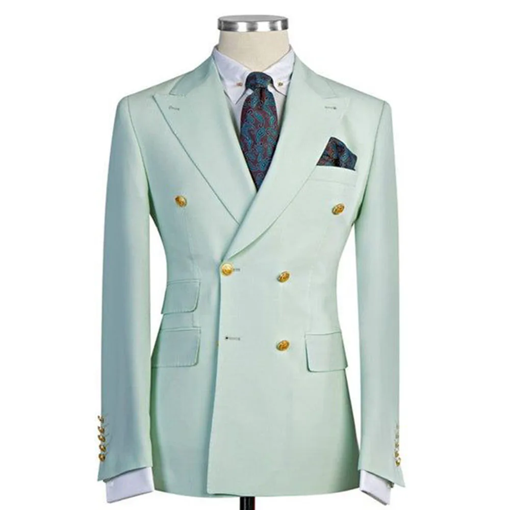 High-end Green Pink Suits for Men Double Breasted 2 Pieces Jacket Pants Male Clothing Formal Business Banquet Blazers Sets
High-end Green Pink Suits for Men Double Breasted 2 Pieces Jacket Pants Male Clothing Formal Business Banquet Blazers Sets