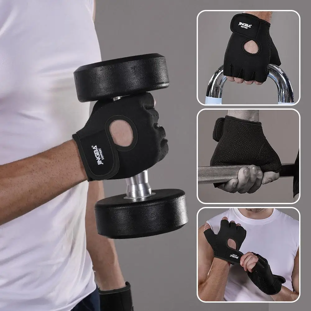 1 Pair Unisex Adjustable Sports Gloves With Anti-slip Silicone Dots For Weightlifting Cycling Squat U4g3
1 Pair Unisex Adjustable Sports Gloves With Anti-slip Silicone Dots For Weightlifting Cycling Squat U4g3