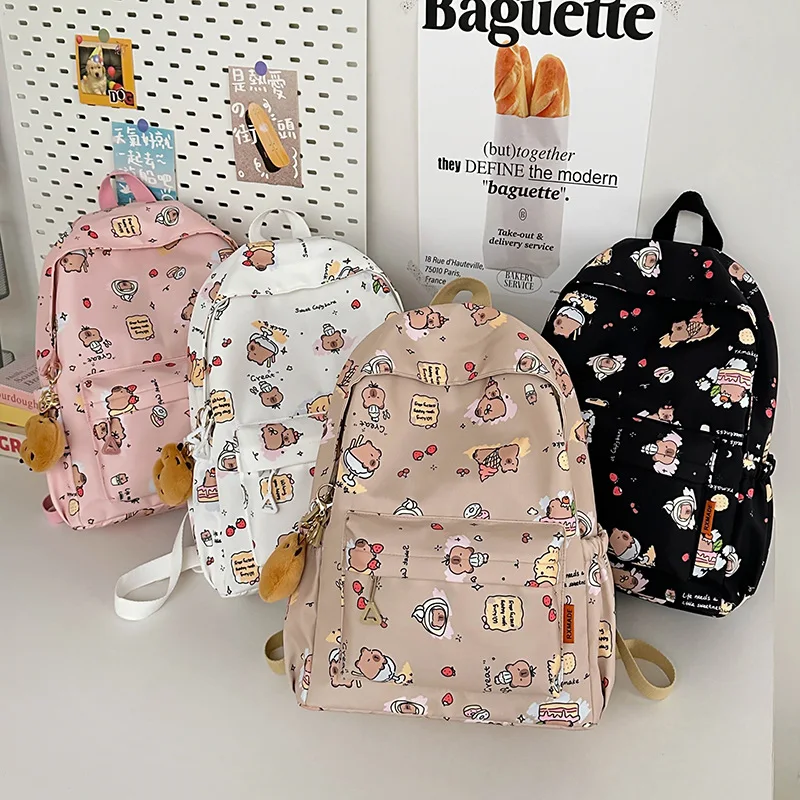 1PCSCute printed Kapi Bala backpack, versatile and fashionable cartoon girl heart, large-capacity student schoolbag
1PCSCute printed Kapi Bala backpack, versatile and fashionable cartoon girl heart, large-capacity student schoolbag