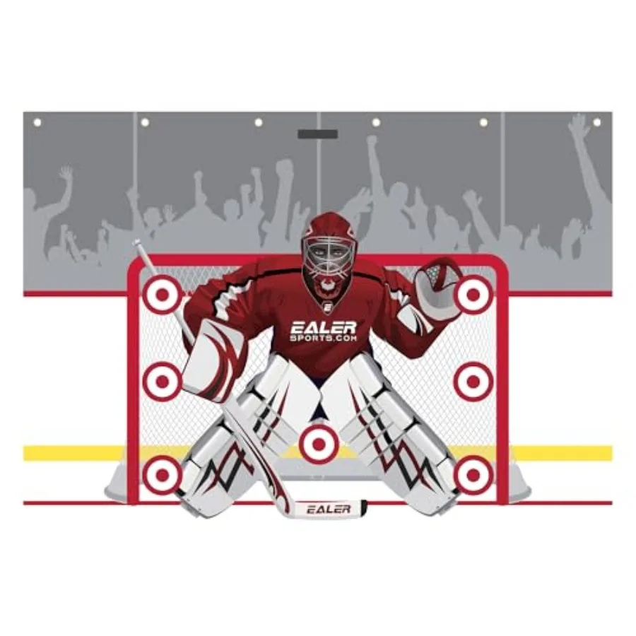 Hockey Shooting Tarp 7x10 FT 7/8x16 FT for ice and street practice heavy-duty polyethylene, black, tear-proof with built-in sho
Hockey Shooting Tarp 7x10 FT 7/8x16 FT for ice and street practice heavy-duty polyethylene, black, tear-proof with built-in sho