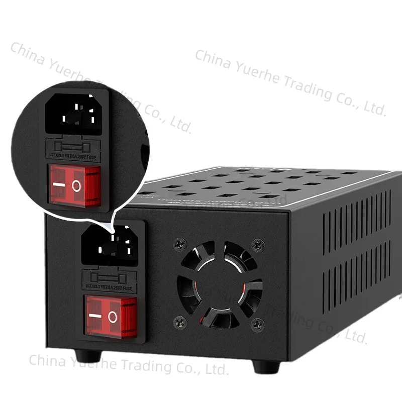 Многопортовое зарядное устройство из алюминиевого сплава, источник питания 300 Вт
Многопортовое зарядное устройство из алюминиевого сплава, источник питания 300 Вт