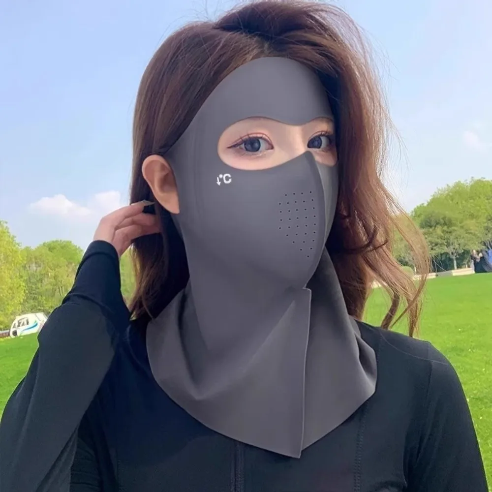 Fashion Summer Full-Face Mask Cover UPF 50+ Sun Protection Ice Silk Face Veil Cycling Outdoor Neck Wrap Cover for Male Female
Fashion Summer Full-Face Mask Cover UPF 50+ Sun Protection Ice Silk Face Veil Cycling Outdoor Neck Wrap Cover for Male Female