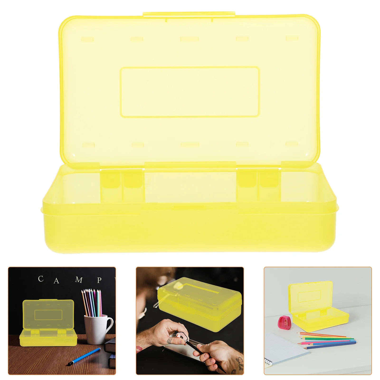Plastic Pencil Box Clear Transparent Case for Stationery Storage Crayons Pens Organizers School Office Supplies
Plastic Pencil Box Clear Transparent Case for Stationery Storage Crayons Pens Organizers School Office Supplies