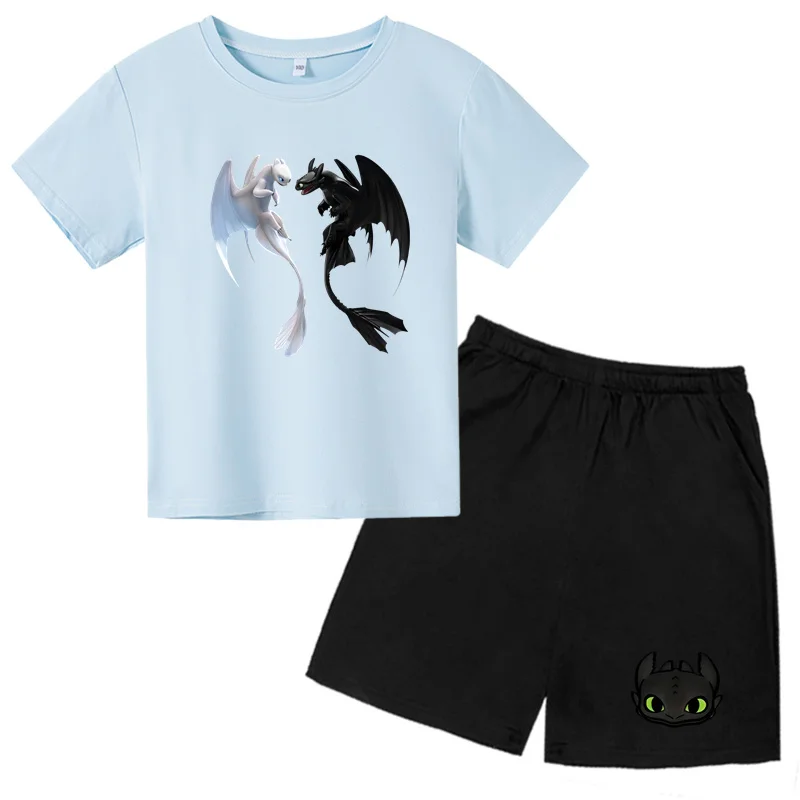 Anime Dragon Taming Master T-shirt Set for Kids Aged 2-12 Two Piece Set for Boys and Girls Casual Sports Short Sleeves+Shorts
Anime Dragon Taming Master T-shirt Set for Kids Aged 2-12 Two Piece Set for Boys and Girls Casual Sports Short Sleeves+Shorts