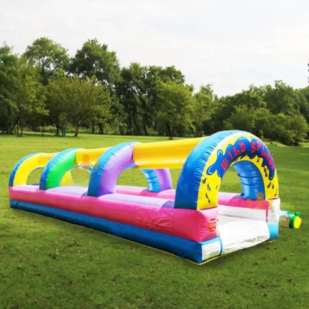 Tropical PVC Inflatable Slide Including Blower And Repair Kit