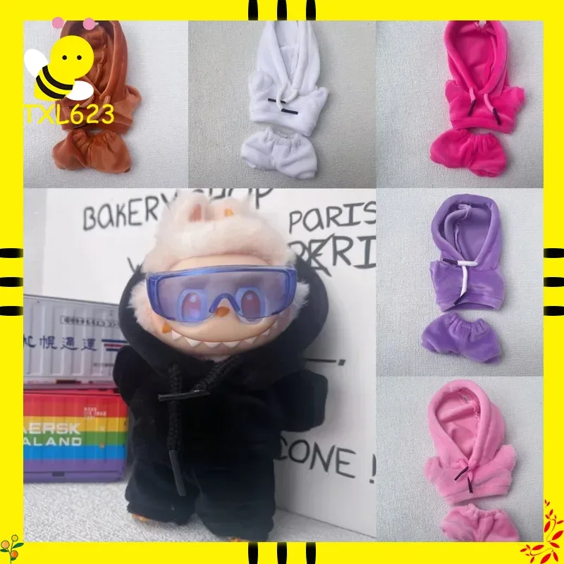 Suitable For 17cm Labubu Doll Sports Set Super Soft Velvet Hoodie Set Doll Accessory Clothing Set Holiday Gift Clothing Set
Suitable For 17cm Labubu Doll Sports Set Super Soft Velvet Hoodie Set Doll Accessory Clothing Set Holiday Gift Clothing Set