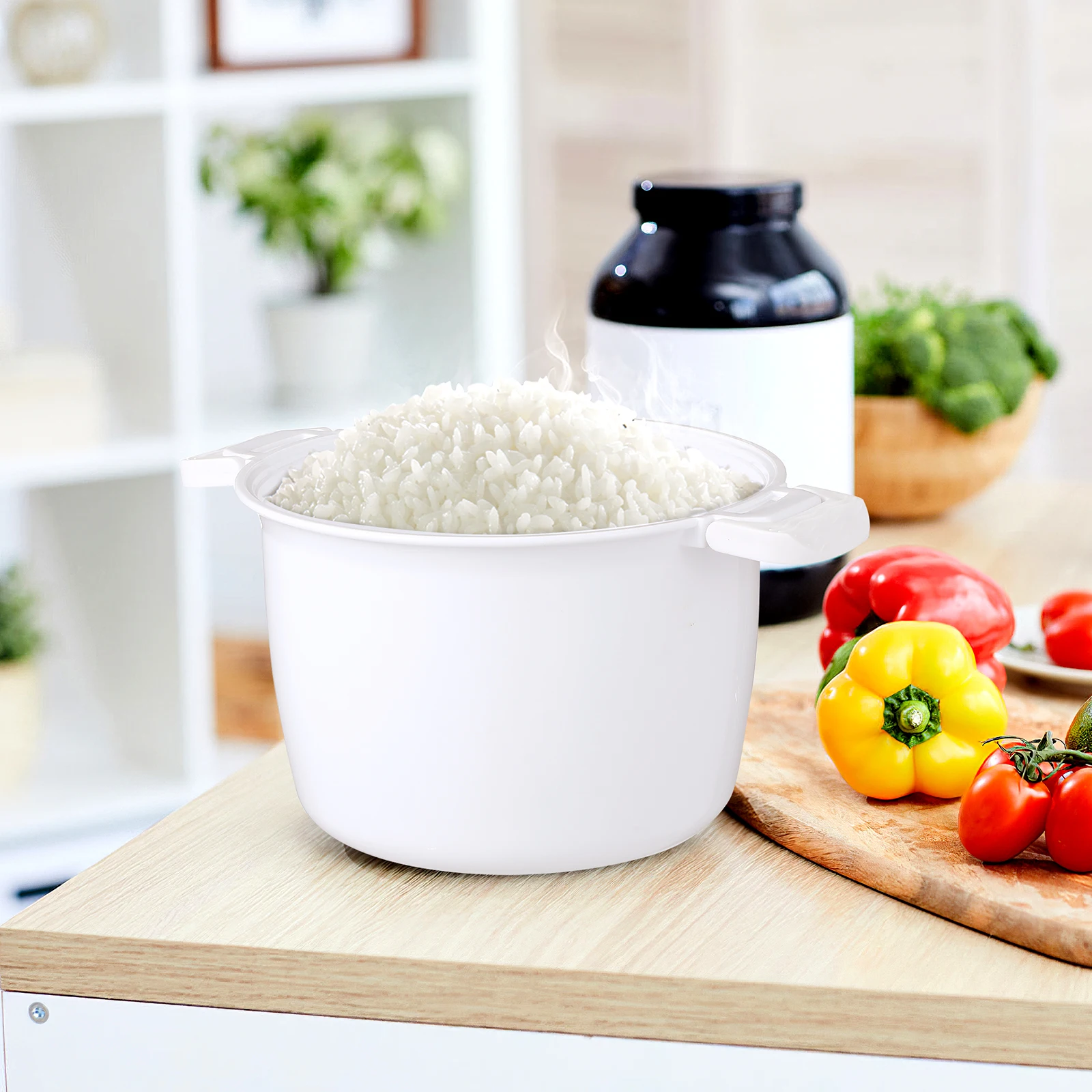 Microwave Rice Cooker Convenient Multifunctional Rice Maker Portable Lunch Box Food Container Kitchen Supply Home Supply
Microwave Rice Cooker Convenient Multifunctional Rice Maker Portable Lunch Box Food Container Kitchen Supply Home Supply