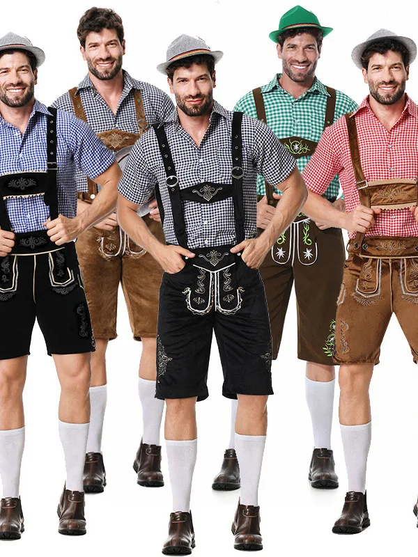 Мужской наряд Mh Beer Festival, клетчатый комбинезон, комплект джинсовой шляпы, длинные брюки све, бамбуковое угольное волокно, брюки пять четвертей
Мужской наряд Mh Beer Festival, клетчатый комбинезон, комплект джинсовой шляпы, длинные брюки све, бамбуковое угольное волокно, брюки пять четвертей