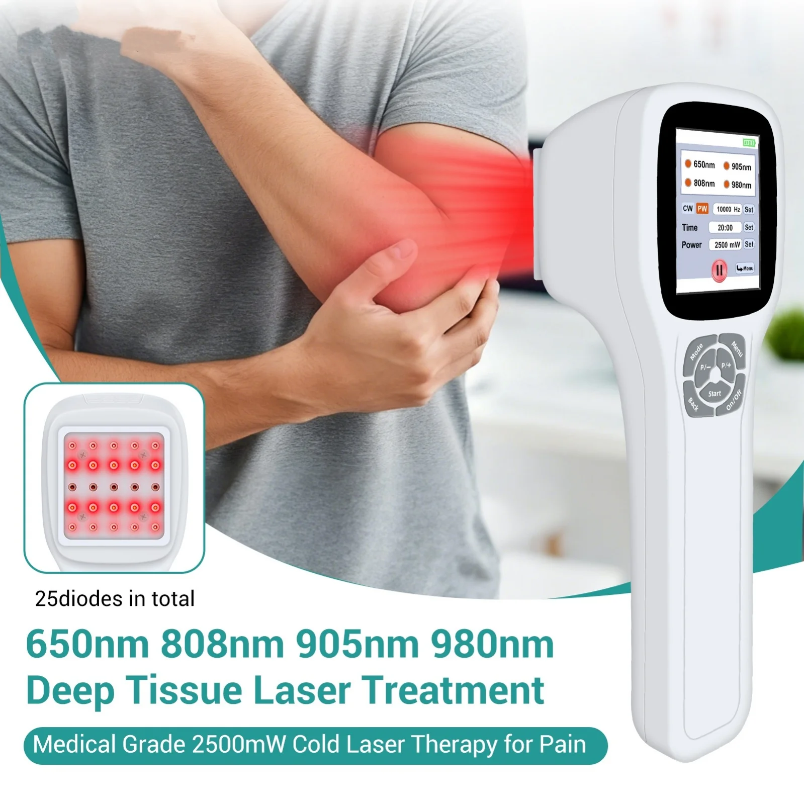 NEWBest Low Level Light Therapy Unit Physical Treatment Machine for Neck Shoulder TMJ Pain Wound and Inflammation of HumGOOD
NEWBest Low Level Light Therapy Unit Physical Treatment Machine for Neck Shoulder TMJ Pain Wound and Inflammation of HumGOOD