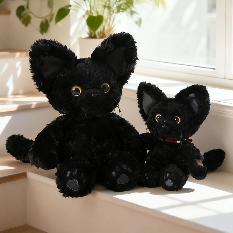 Kawaii Soft Black Cat Plush Toy Fluffy Anime Cartoon Kitten Plush Doll Cozy Hugging Doll Gift for Kids Home Decor
Kawaii Soft Black Cat Plush Toy Fluffy Anime Cartoon Kitten Plush Doll Cozy Hugging Doll Gift for Kids Home Decor
