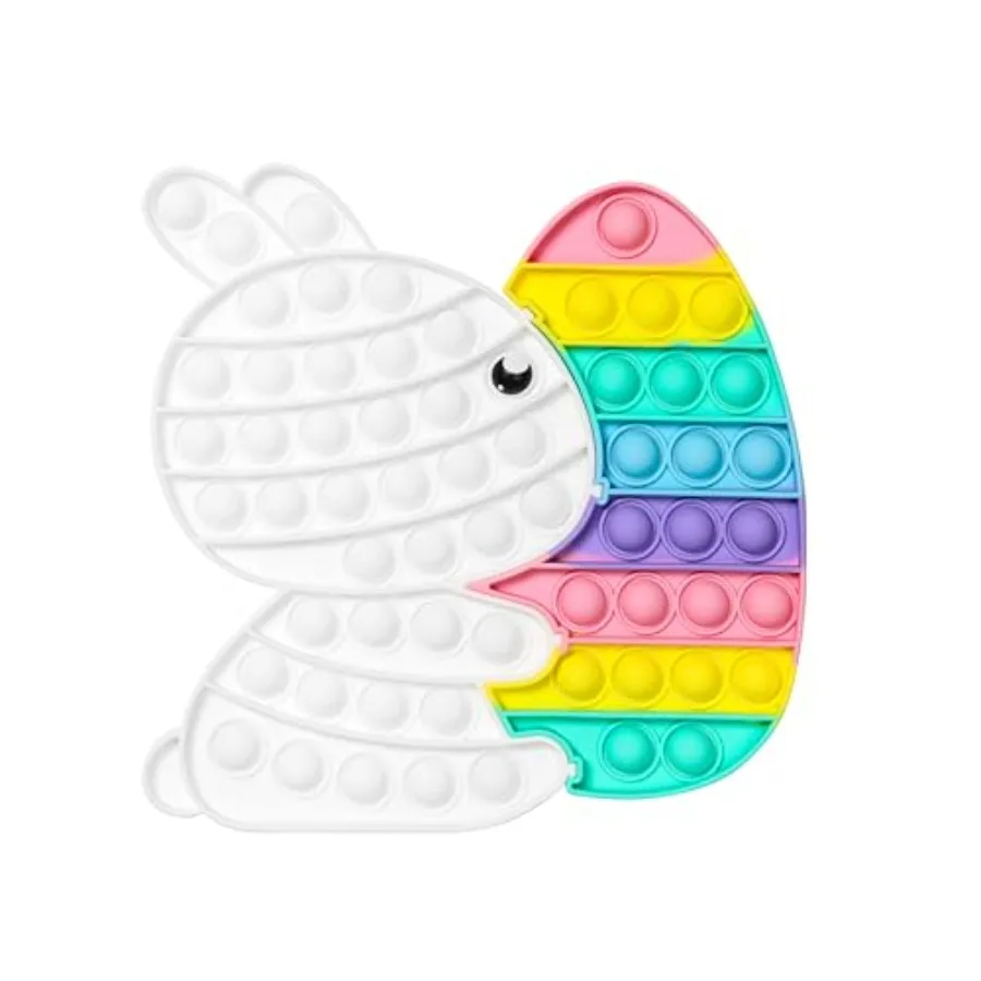 Easter Bunny Pop It Fidget Toy Bubble Sensory for Anxiety and Stress Relief Special Needs Autism Learning Office School Game Cr
Easter Bunny Pop It Fidget Toy Bubble Sensory for Anxiety and Stress Relief Special Needs Autism Learning Office School Game Cr