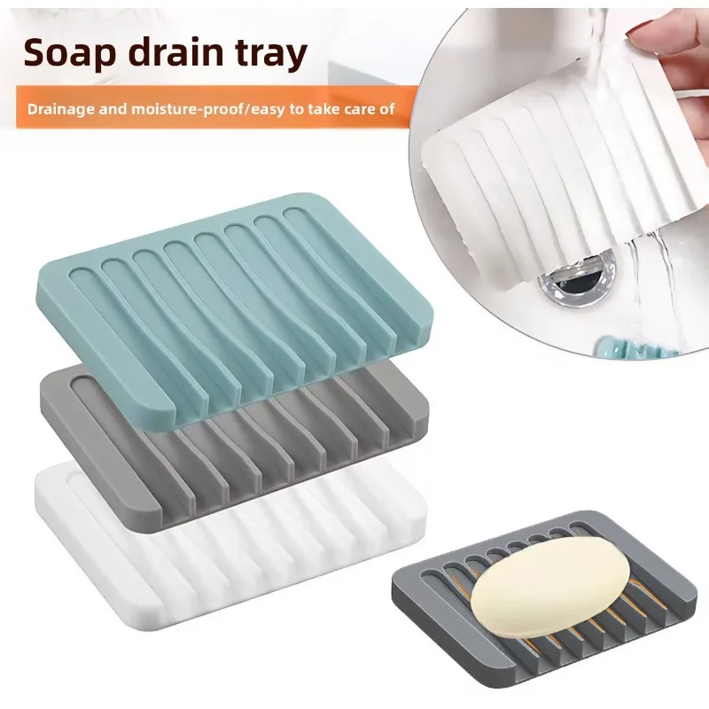 Silicone Soap Rack, Bathroom Non-punching Rack, No Water Accumulation, Creative Storage Rack, Drain Soap Box
Silicone Soap Rack, Bathroom Non-punching Rack, No Water Accumulation, Creative Storage Rack, Drain Soap Box